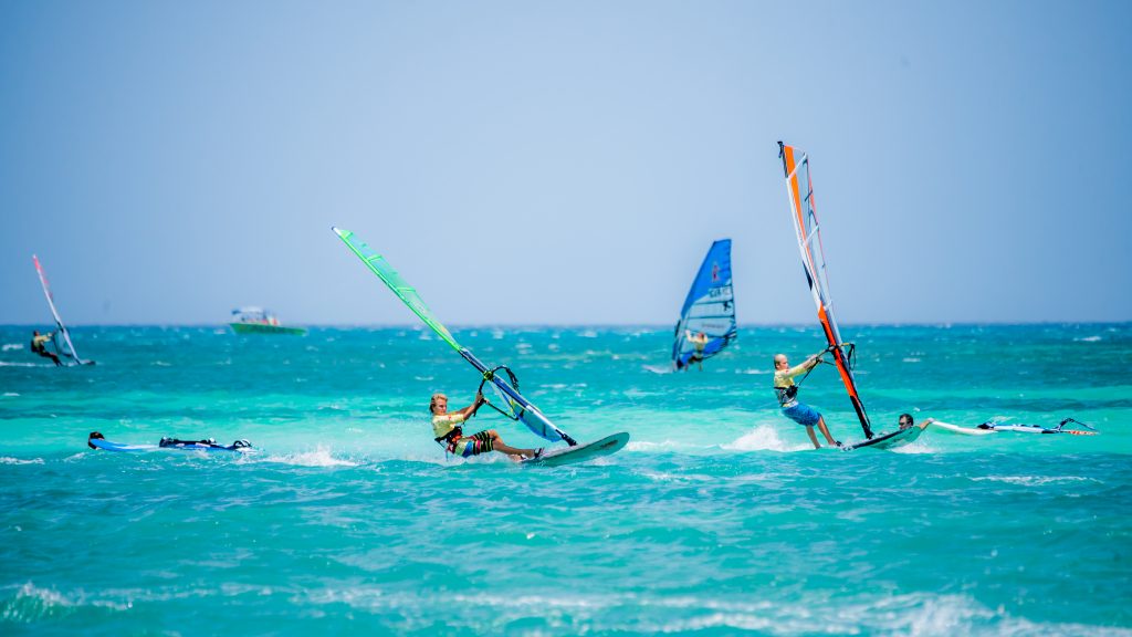Windsurfen op Aruba
